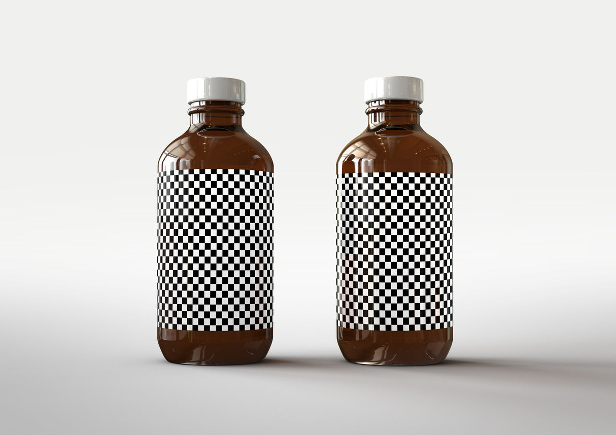 Amber Cosmetics | Medical Bottle Mock-Up