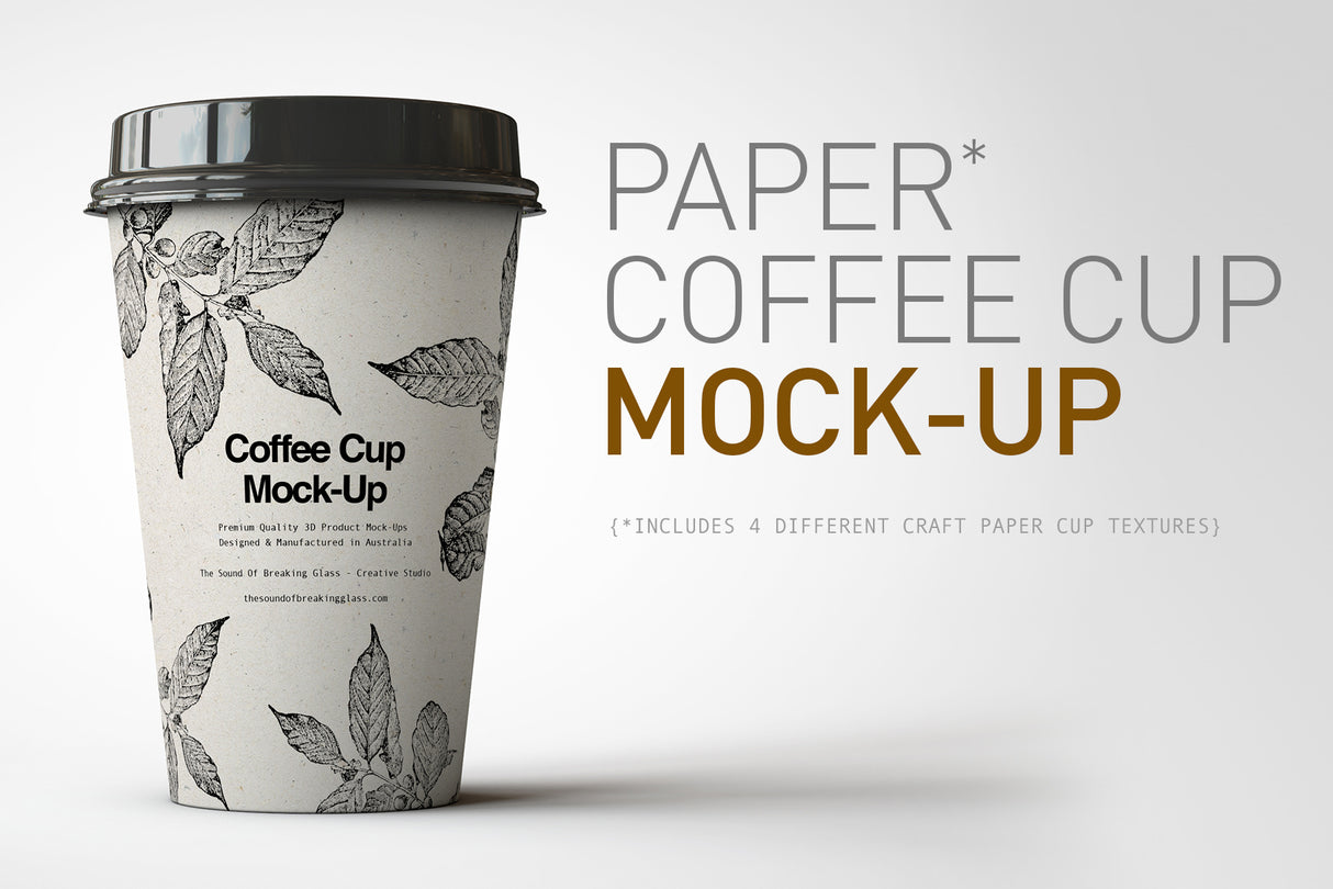 Disposable Coffee Cup Mock-Up