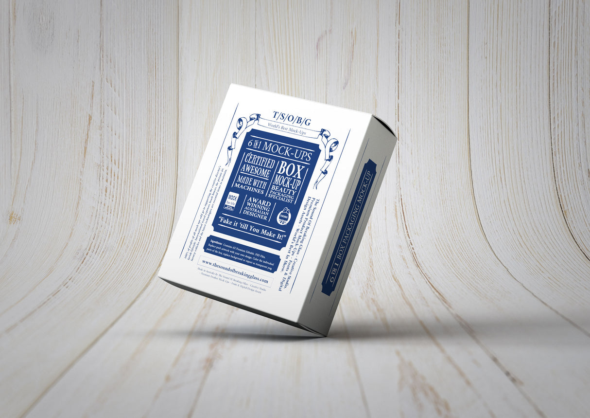 Playing Cards Box Mock-Up | White Box Mock-Up