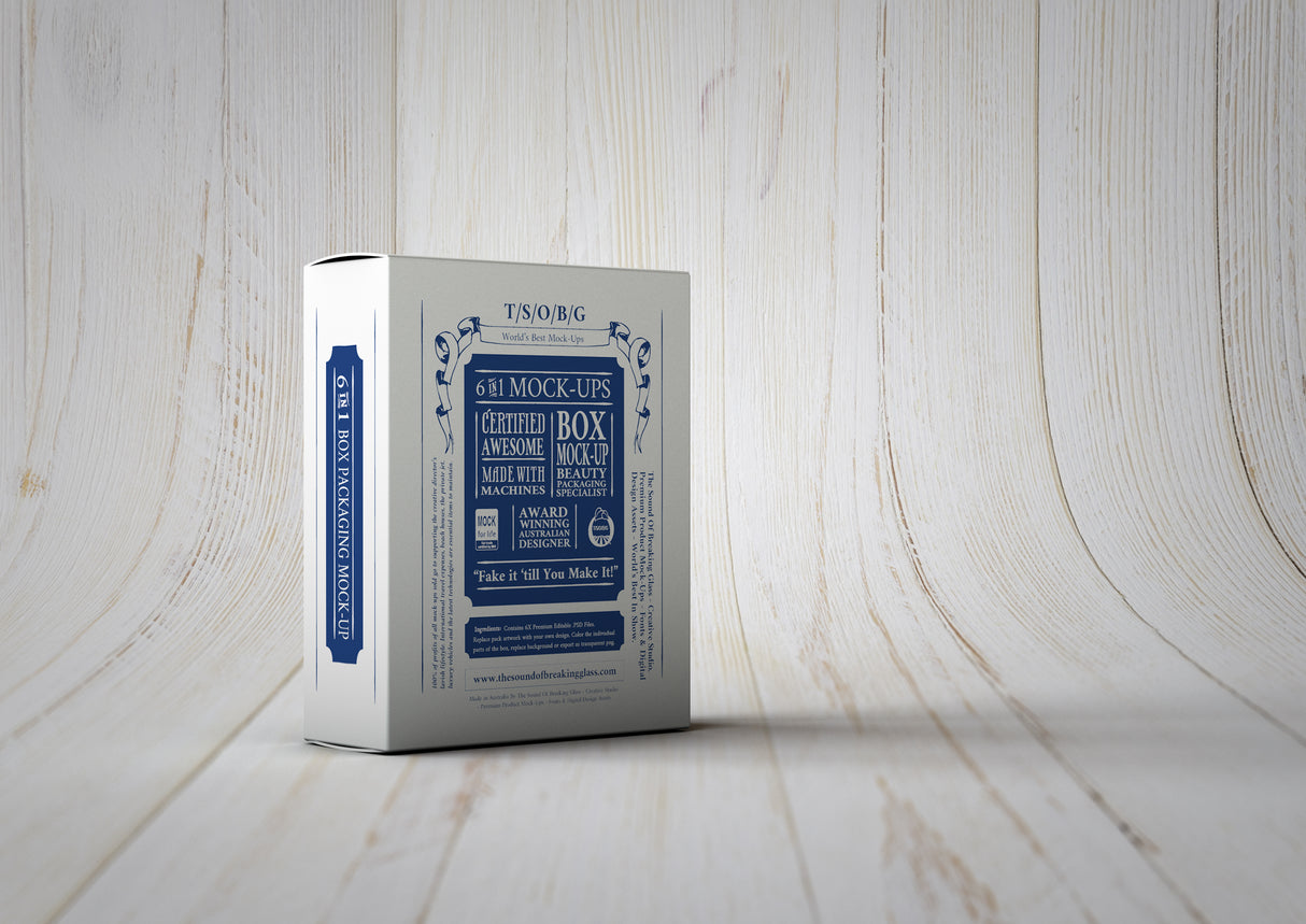 Playing Cards Box Mock-Up | White Box Mock-Up