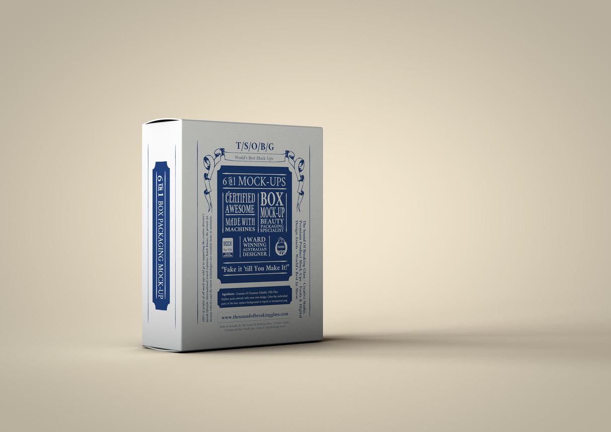 Playing Cards Box Mock-Up | White Box Mock-Up