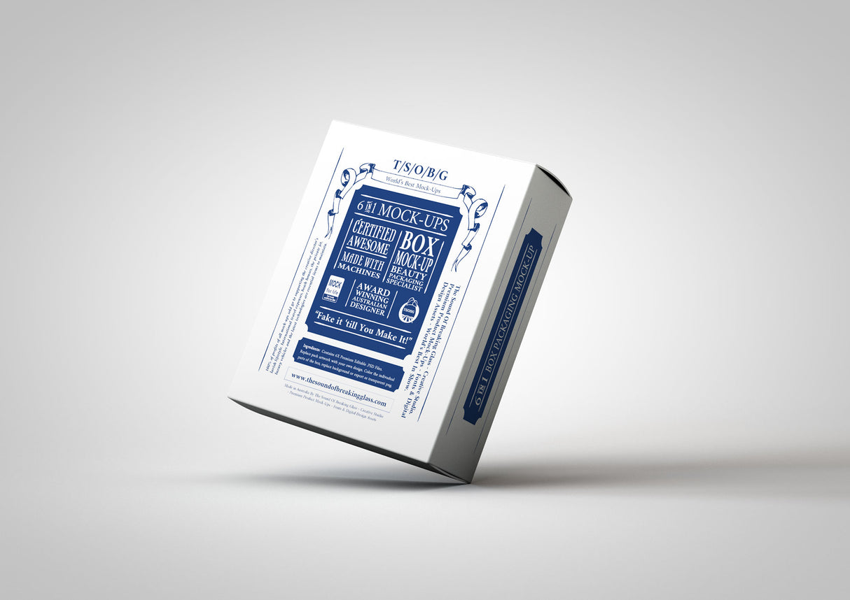 Playing Cards Box Mock-Up | White Box Mock-Up