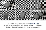 Deluxe White Box Mock-Up | Small Box Packaging Mock-Up