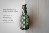 Flip Top Beer Bottle Mock-Up | Sauce Bottle Mock-Up