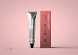 Aluminium - Metal - Laminated Plastic Cosmetics Tube and Box Mock-Up 