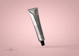 Aluminium - Metal - Laminated Plastic Cosmetics Tube and Box Mock-Up 