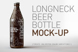 Longneck Beer Bottle Mock-Up