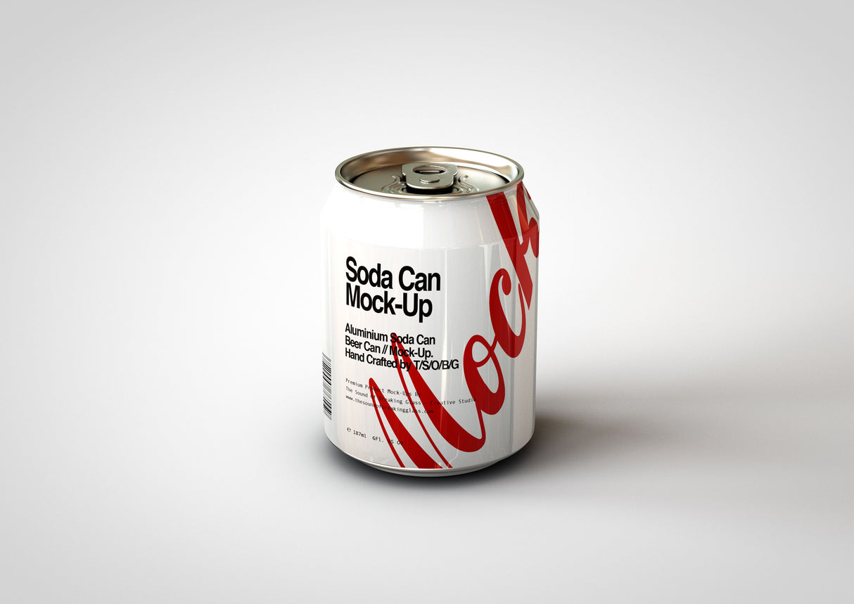 Mini Soda | Drink Can | Beer Can Mock-Up 