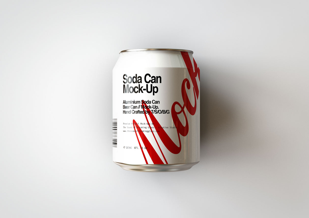 Metal Soda Can & Beer Can Mock-Up Bundle