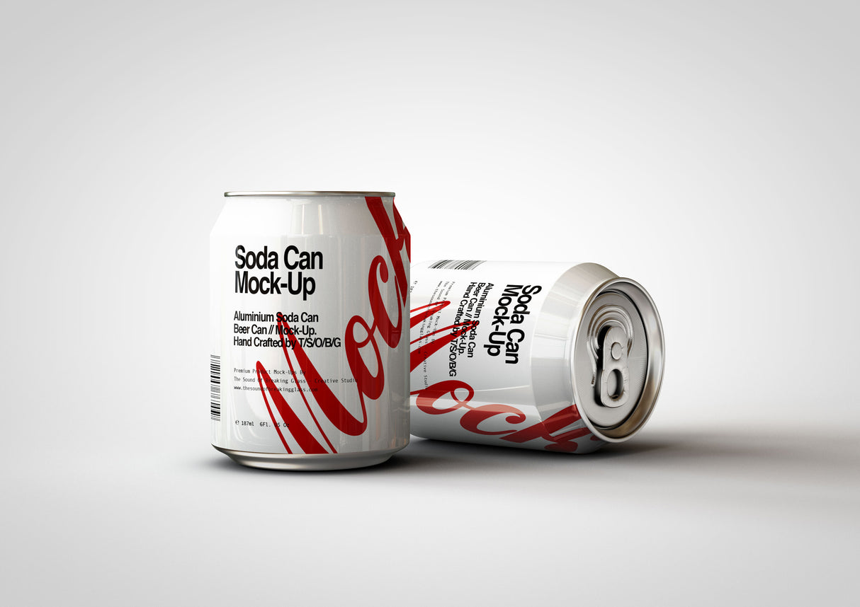 Mini Soda | Drink Can | Beer Can Mock-Up 