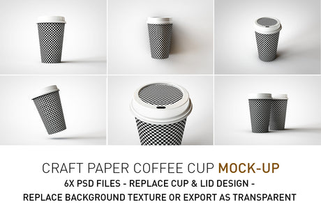 Disposable Coffee Cup Mock-Up