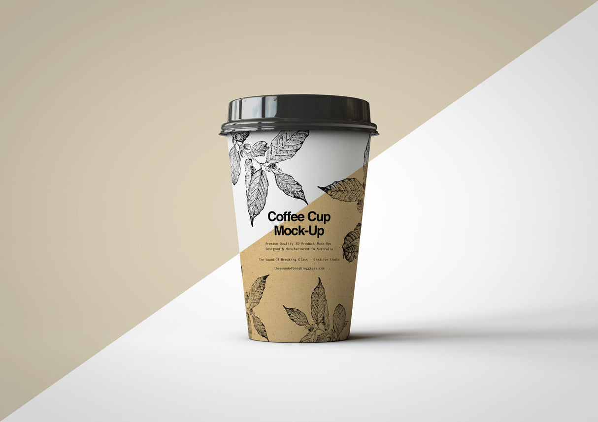 Disposable Coffee Cup Mock-Up