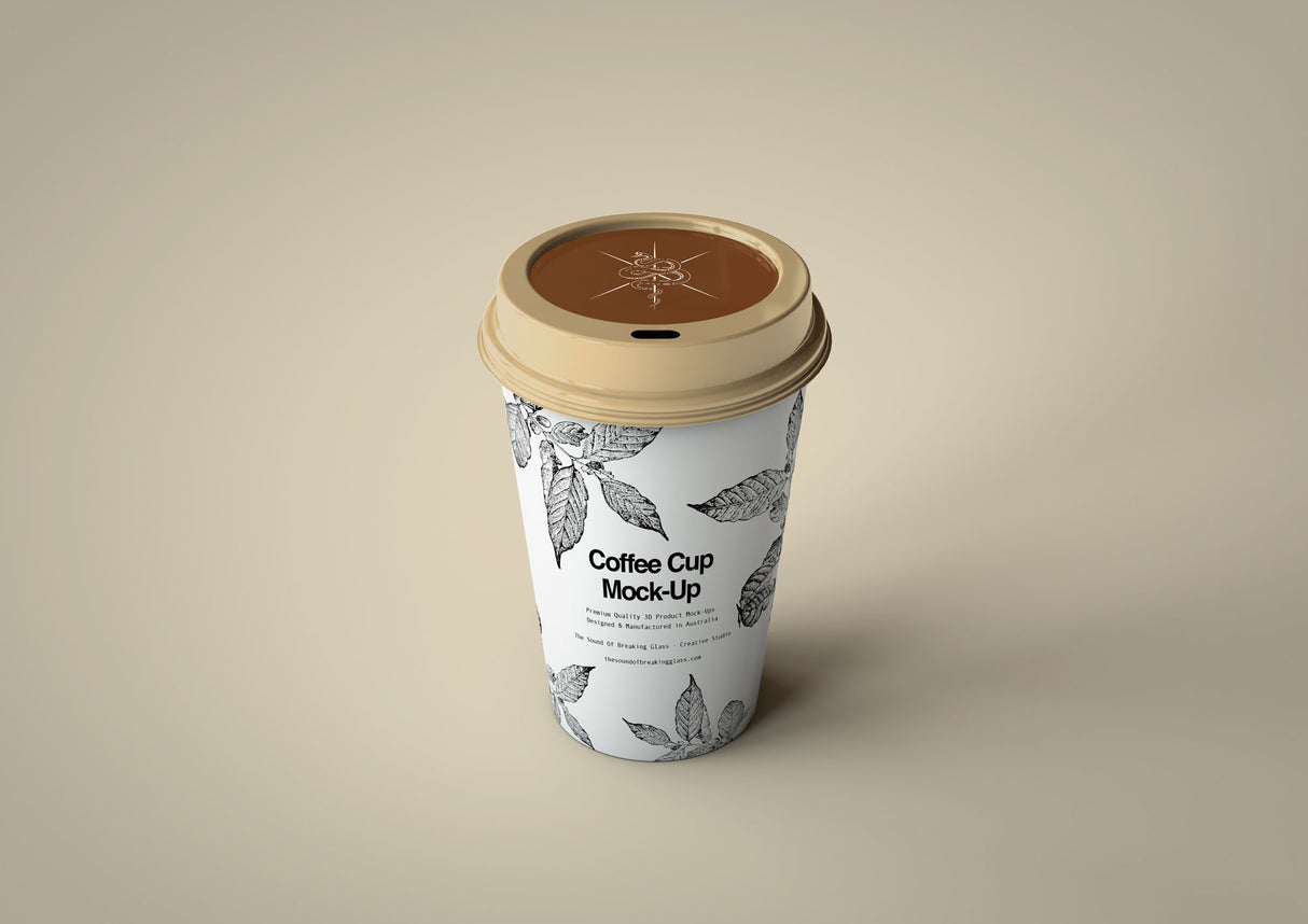 Disposable Coffee Cup Mock-Up