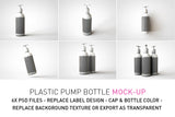 Plastic Pump Bottle Mock-Up