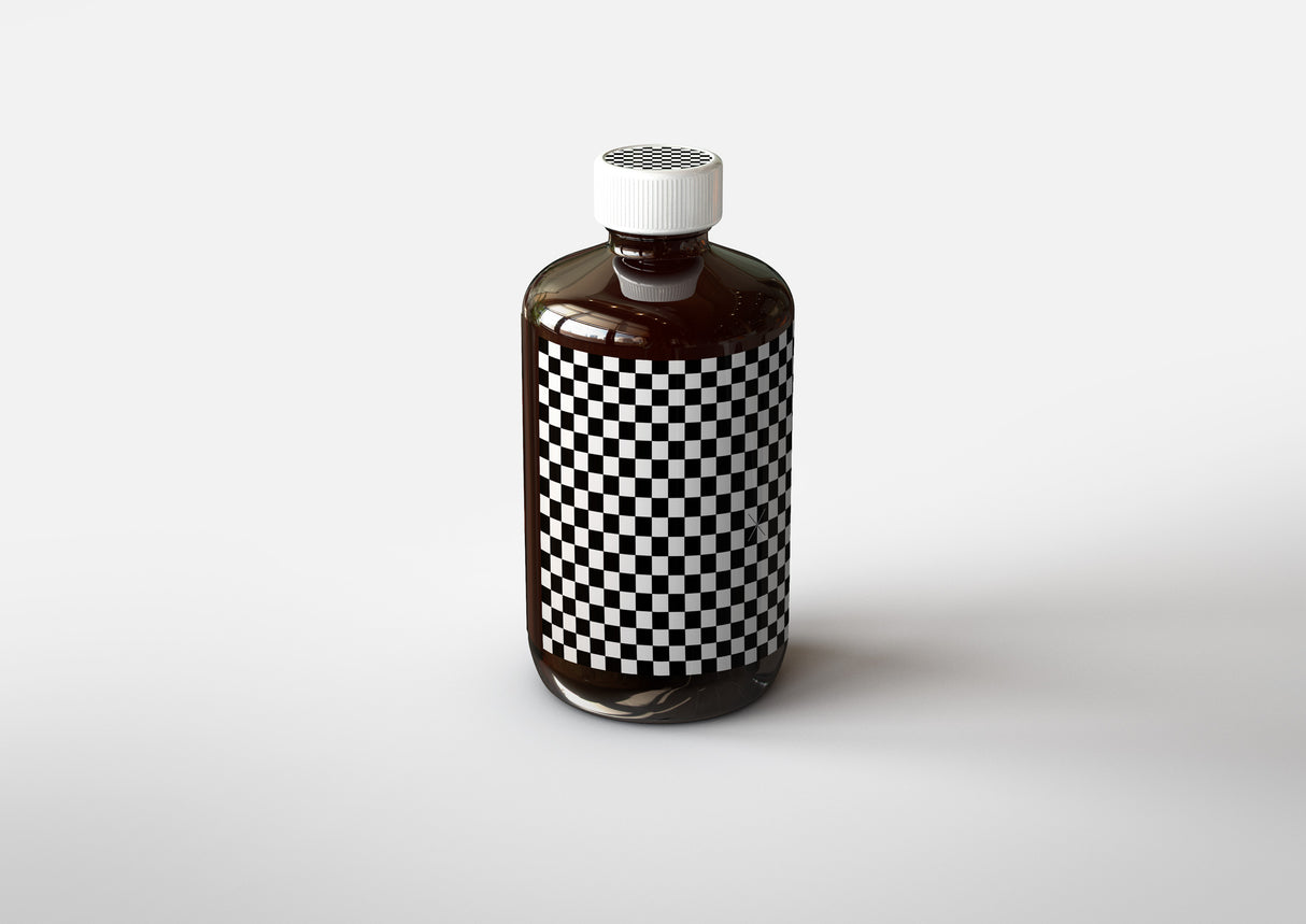 POISON Medical Bottle - Tea-Tree Oil Bottle Mock-Up | Antiseptic Bottle Mock-Up