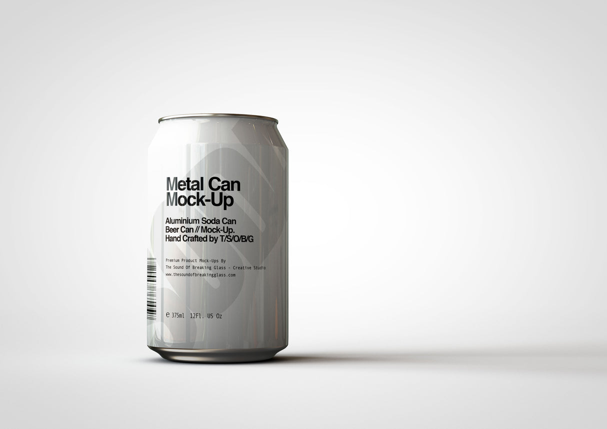 Metal Soda Can & Beer Can Mock-Up Bundle