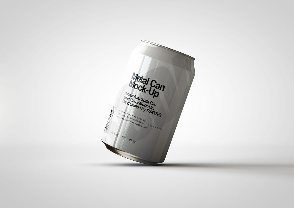 Metal Soda Can & Beer Can Mock-Up Bundle