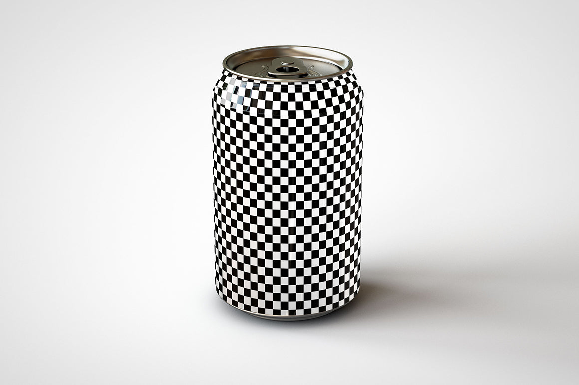 Soda Can | Beer Can Mock-Up | 355ml - 375ml - 12 US Fl oz