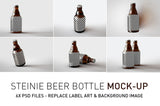 Steinie | Stubby | Craft Beer Bottle Mock-Up