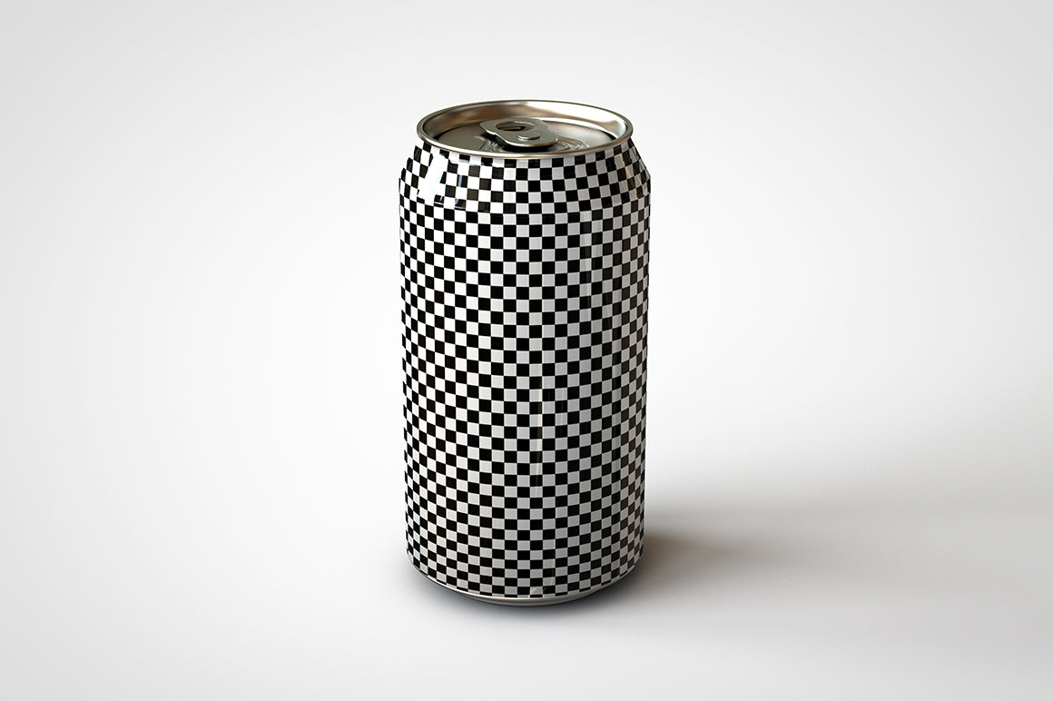 Metal Soda Can & Beer Can Mock-Up Bundle