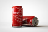 Soda Can | Beer Can Mock-Up | 440ml - 500ml - 14-16 US Fl oz