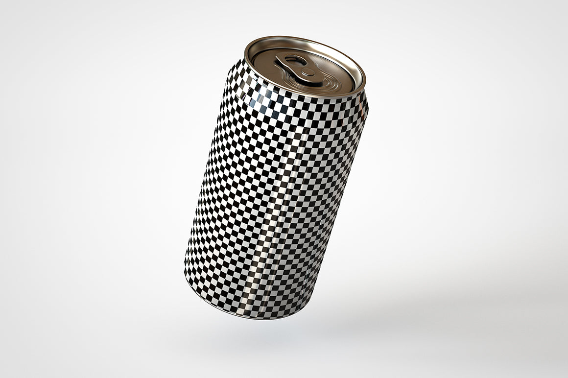 Soda Can | Beer Can Mock-Up | 440ml - 500ml - 14-16 US Fl oz