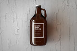 Growler Beer Bottle Mock-Up